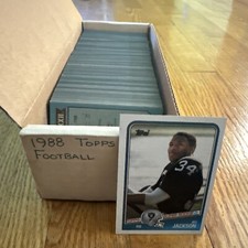 🏈1988 Topps Football Complete Set (396 Cards)🏈Bo Jackson Rookie Card🏈NM-MT🏈