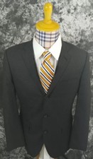 Mens J. Crew Ludlow Loro Piana Super 120s Charcoal Sport Coat 40R