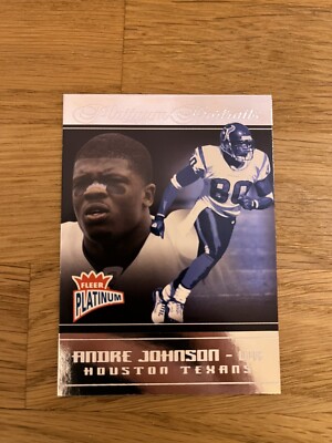 Fleer Platinum 2004 Andre Johson Platinum Portrait
