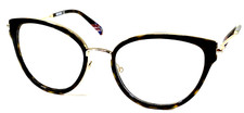 MISSONI MIS0035 086 NOS Brown Tortoise/Gold 52-19-140 Eyeglasses Frame