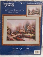 CANDAMAR Designs Thomas Kinkade 51070 Beyond Spring Gate Cross Stitch Kit 1998