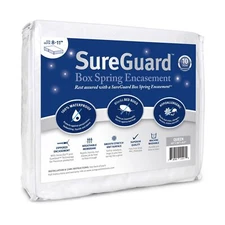 Queen Size SureGuard Box Spring Encasement - 100% Waterproof, Bed Bug Proof, ...