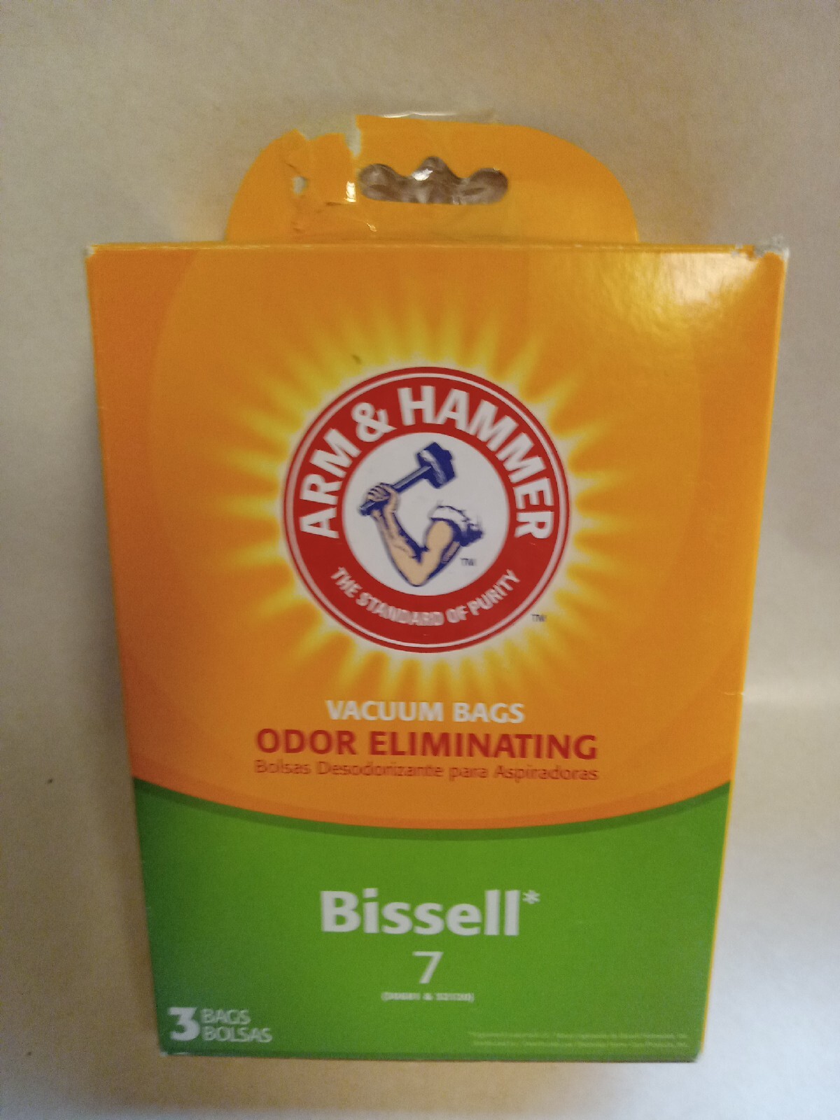Arm Hammer Odor Eliminating 3 Pack of Vacuum Bags For Bissell 7 eBay