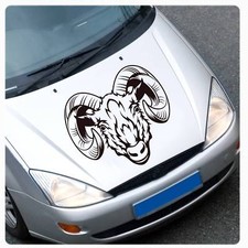 Widder Ram Autoaufkleber Auto Aufkleber Motorhaube Jagd clickstick A631