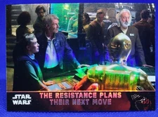 2016 Topps Chrome The Force Awakens #78 Resistance Plans Next Move - Refractor