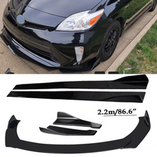 Front Bumper Lip Spoiler Splitter 86.6 Side Skirt Body Kit For Toyota Camry C