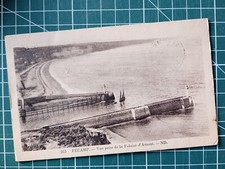 xf197 CPA circa 1920 Fécamp - digue prise de la falaise d'Amont