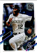 2021 Topps Update Series Baseball Chris Owings Colorado Rockies base card #US45
