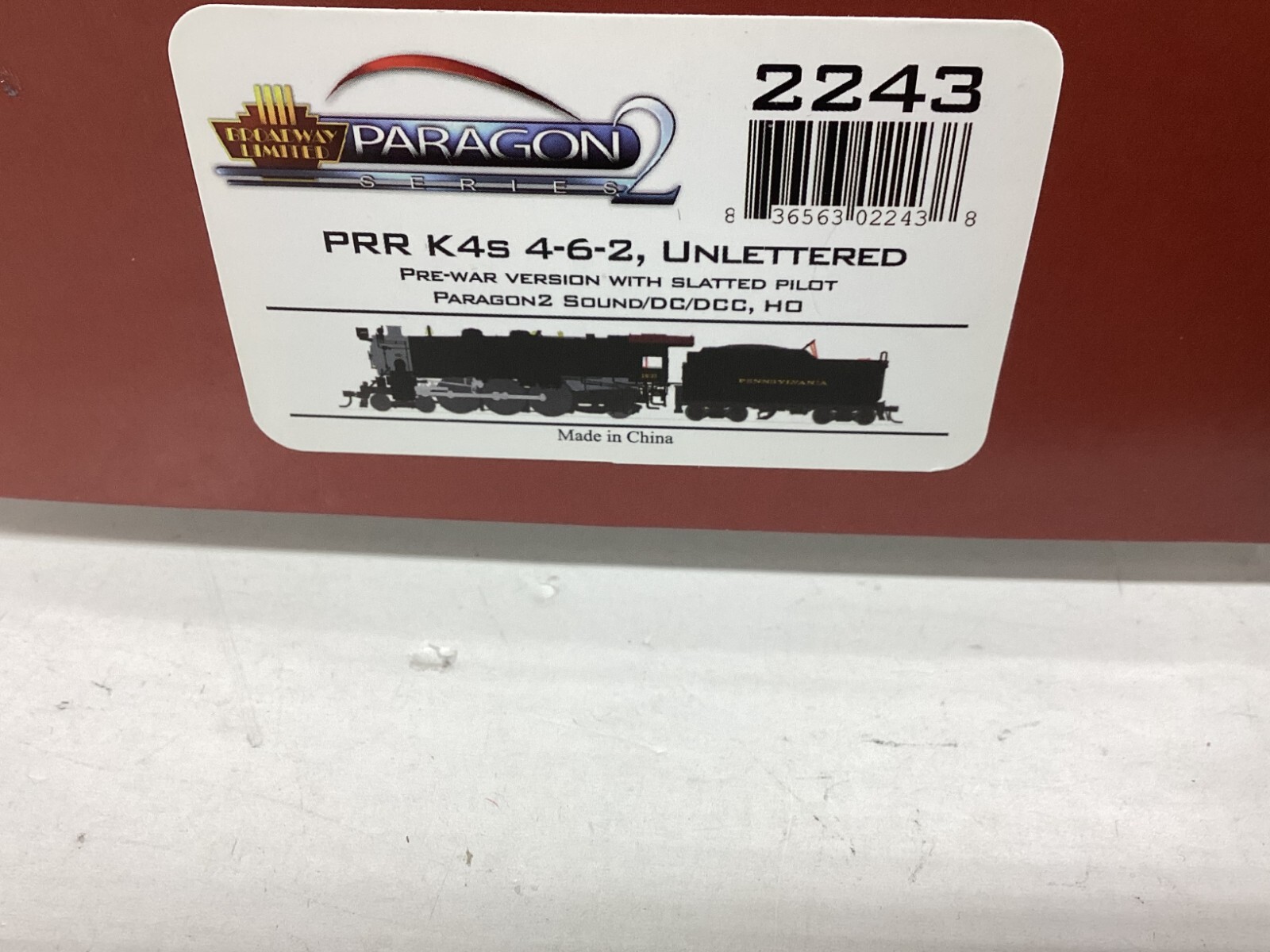 Broadway Limited Paragon 2243 HO scale "PRR” K4 Rd. 8 eBay