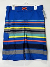 Big Boys Youth Shorts Cat Jack Multicolor Swim Trunks Size XL 16 NWT