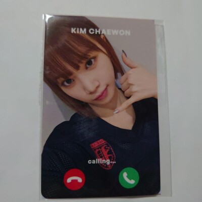LE SSERAFIM Kim Chaewon Crazy Moshi Moshi Photocard Weverse