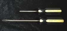 2 Vintage Stanley Thrifty USA Made Screwdrivers