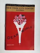 Dear World PLAYBILL Donna Murphy Christopher Fitzgerald Ann Harada Brooks Ash.