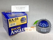 Ritchie Marine Compass RA-93 RitchieAngler Movable Sun Shield Surface Mt Lighted