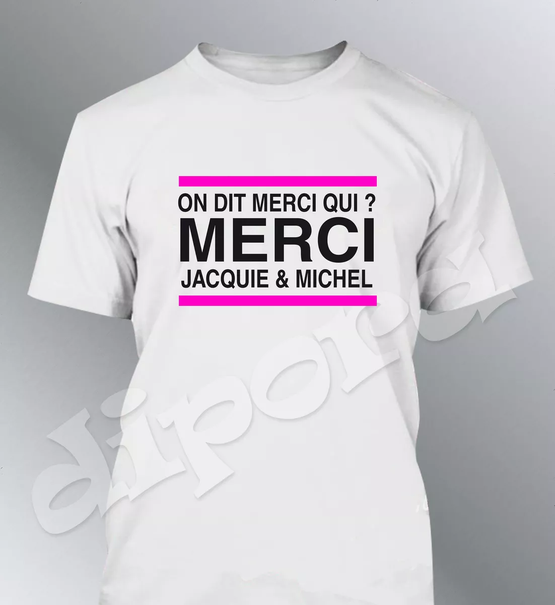 Tee shirt personnalisé homme Merci Jacquie et Michel humour porno amateur X eBay