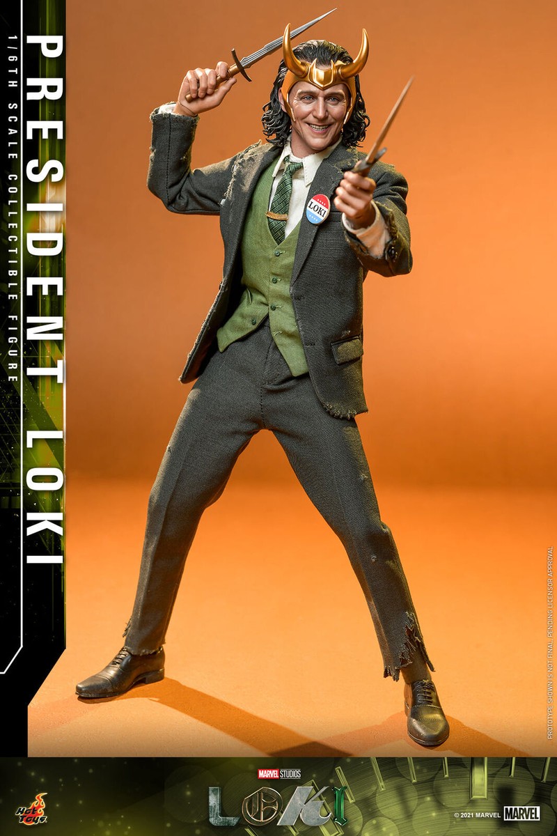 New Hot Toys TMS066 LOKI 1/6 PRESIDENT LOKI Action Figure