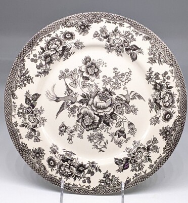 1 ROYAL STAFFORD Asiatic Pheasant Dinner Plate Black/White | eBay