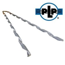 PLP Galvanized Steel Preformed Tree Grip / Dead End, 3/8" (Orange), Made in USA