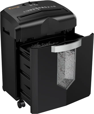 BESUCHE DEN BONSAII-STORE Bonsaii Premium 12 Blatt Partikelschnitt P4 Aktenvernichter Läuft 60m. Schredder