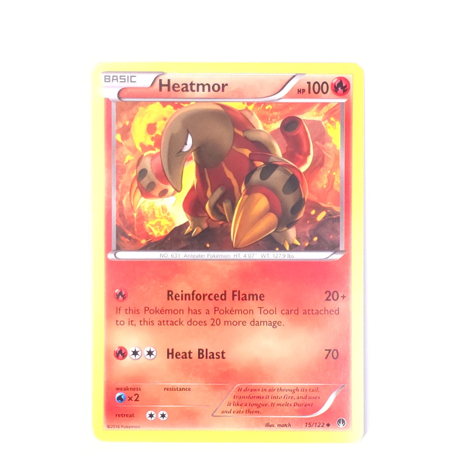 Heatmor 15/122 Pokemon XY - BREAKpoint Uncommon NM