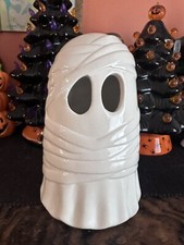 HALLOWEEN LED CERAMIC MUMMY GHOST 8.5" NEW DECOR By Ghost And Ghouls. TJ Max
