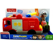 Fisher Price Fire Engine Truck Little People Toy Light Up Singing Ages 1-5 Fisher Price Fire Engine Truck Little People Toy Light Up Singing Ages 1-5