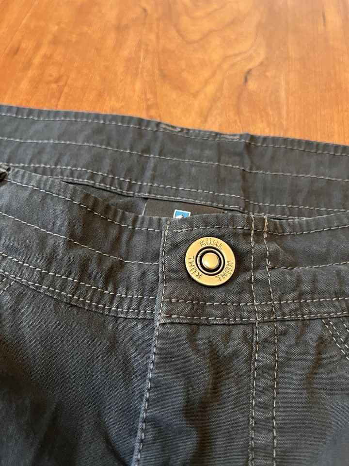 Kuhl Shorts Womens 2 Blue Splash Cargo Hiking Outdoor Bermuda 10