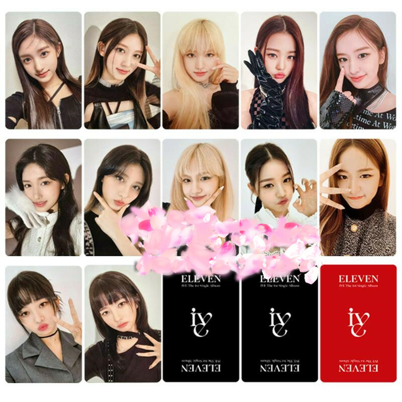Kpop IVE 1st Album ELEVEN Photocard Round Corner Self Made