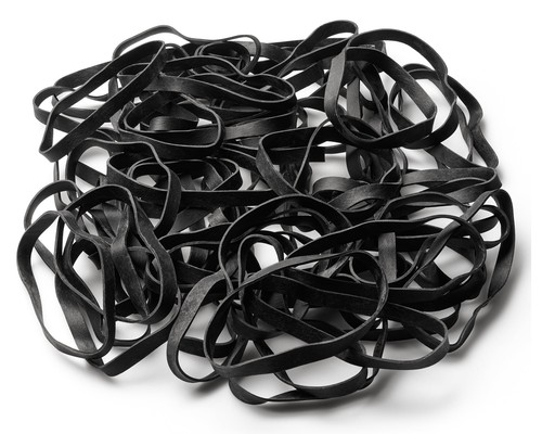 Gummibänder #64 Größe, schwarze Gummibänder, EPDM, UV-bewertet, 1 Pfund/250 Stück. - Bild 2 von 4