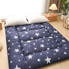 Japanese Futon Mattress Soft Tatami Floor Sleep Mat Foldable for Travel Camping