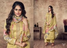 sale Lawn Embroidery Stitched indian designer plazzo salwar suit 3pcs Bust 40M