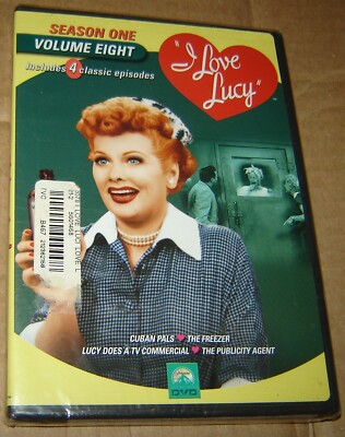 I Love Lucy - Season 1: Vol. 8 (DVD, 2003), NEW & SEALED, REGION 1, FULL SCREEN