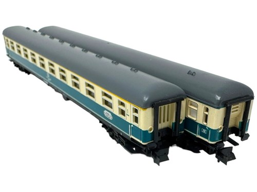 Minitrix N 2x Personenwagen 3111 Waggons - Modellbahn - INKgrafiX TOYS A320 - Picture 9 of 16