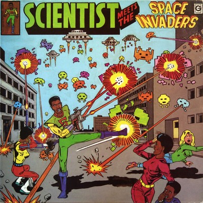 Wissenschaftler - Wissenschaftler trifft die Space Invaders (LP, Album)