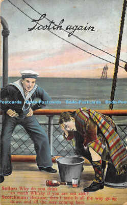 R475568 Scotch again Sailor Warum trinkst du so viel Whisky wenn du seekrank bist