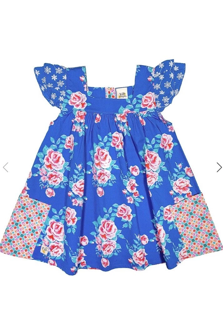 Girls Wildflowers clothing La La Land Fantasia Flutter Top size 14 NWT