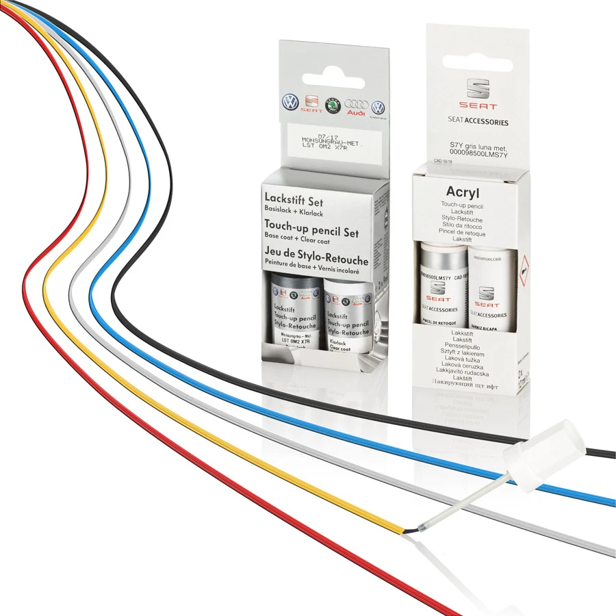 Lackstift LS7J Dynamic Grau Metallic Gris Dynamic Grey Seat S7J.