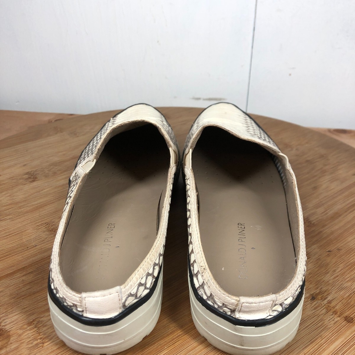 Donald Pilner Slip On Leather Snake Skin Loafers 10 1/2 M Amazon.com | Donald Pliner REX Men main image 2
