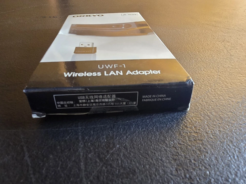 Genuine Onkyo UWF-1 USB 802.11n Wi-Fi Wireless LAN Receiver Adapter   New/Sealed - Image 2 of 4
