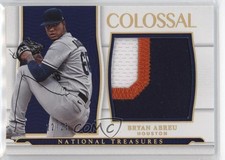 2022 National Treasures Colossal Materials Holo Gold 22/25 Bryan Abreu 2s2