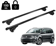 BARRE PORTATUTTO PORTAPACCHI PER VW TOURAN 2010-2015 CON CORRIMANO ANTIFURTO