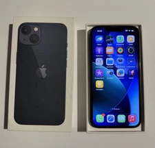 Apple iPhone 13 blue 128 GB unlocked, please read the description.