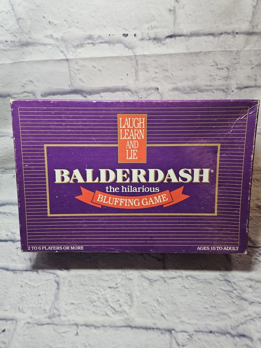 Balderdash 1984 Contemporary Manufacture Board & Traditional Games