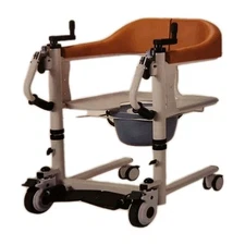 Hydraulic Patient Lift Transfer Chair, Wheelchair with porta-potty LOCAL PICKUP