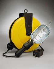 Alert Stamping 5000-50g-cb Shop Light Pro-reel Retractable Work Light Incandesce