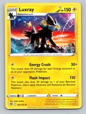 Pokemon Luxray SWSH09: Brilliant Stars 051/172 Near Mint NM