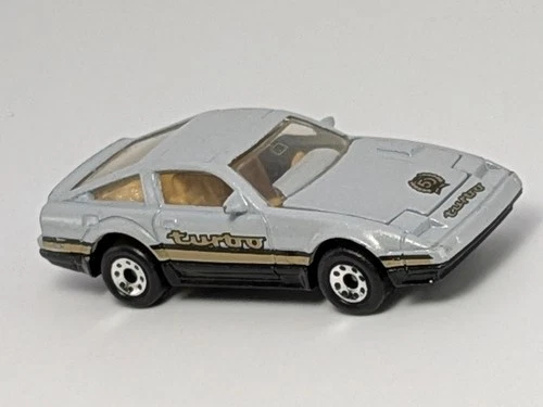 Vintage Matchbox Nissan 300ZX Turbo MB24 1986 Gray & Black