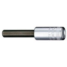 01050006 INHEX Sockets, Size 6mm, 1/4 inch Drive, High-Performance Steel - Ex...