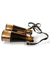 Antique Brass Binoculars Vintage Nautical Style Telescope Gift