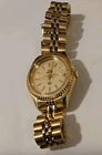Vintage Women Timex Indiglo Watch Gold Tone Round Case New Battery Video